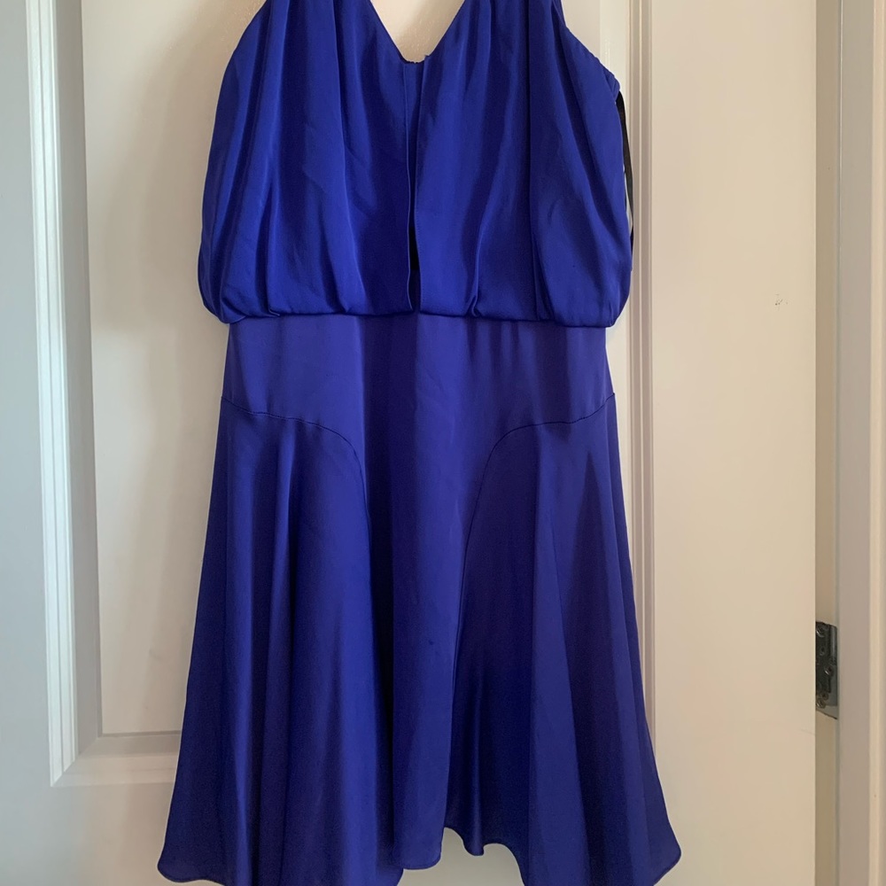 Miller size 10 blue romper v neckline